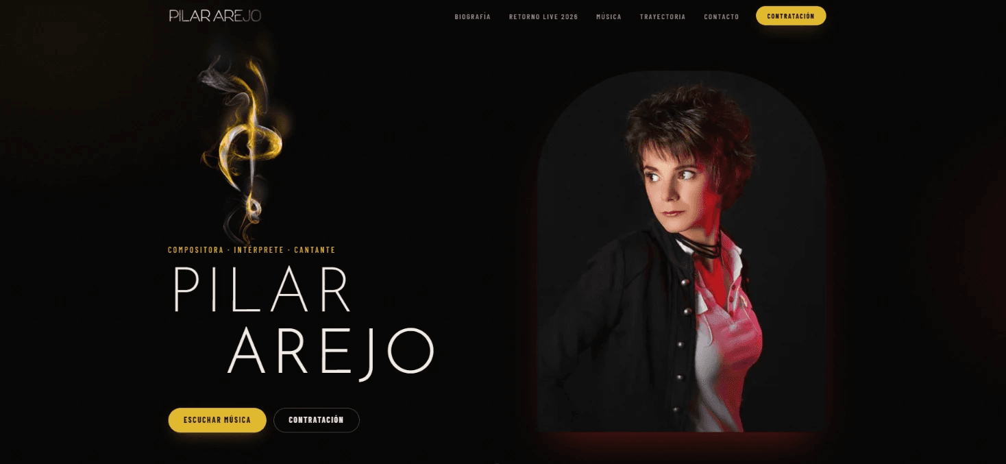 Pilar Arejo website