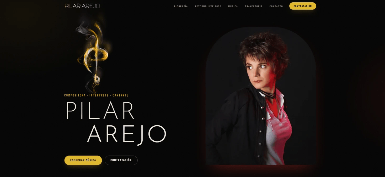 Pilar Arejo website